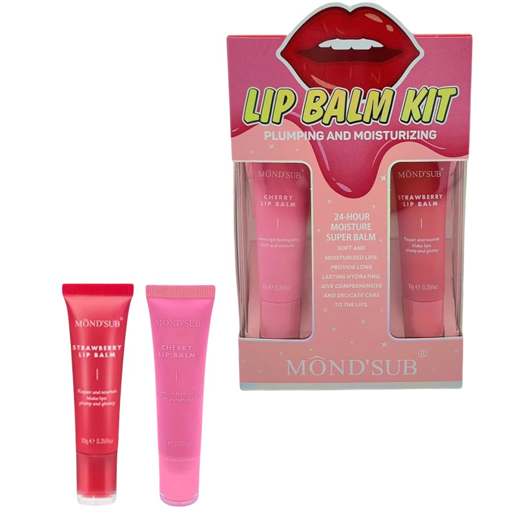 Mond'Sub Set de esenta pentru buze Plumping and Moisturizing Lip Essence Set 2 buc.