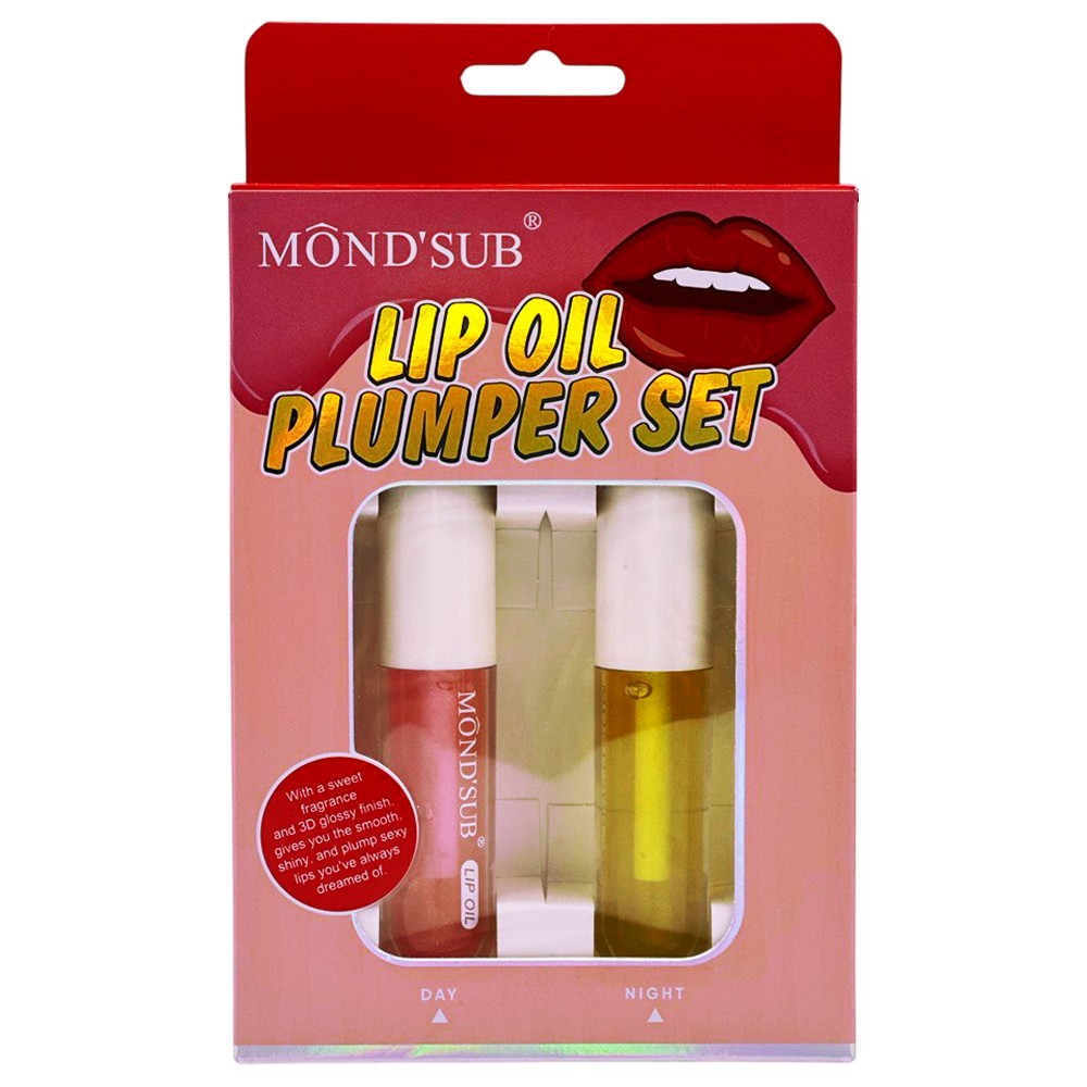 Mond'Sub Set ulei pentru buze Day&Night Lip Oil Plumper Set 2 buc