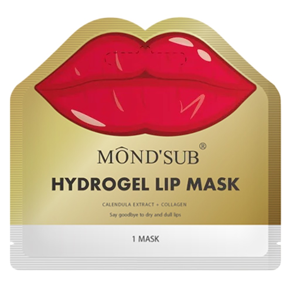 Mond'Sub Masca hidrogel pentru buze cu galbenele Calendula Hydrogel Lip Mask 1 buc