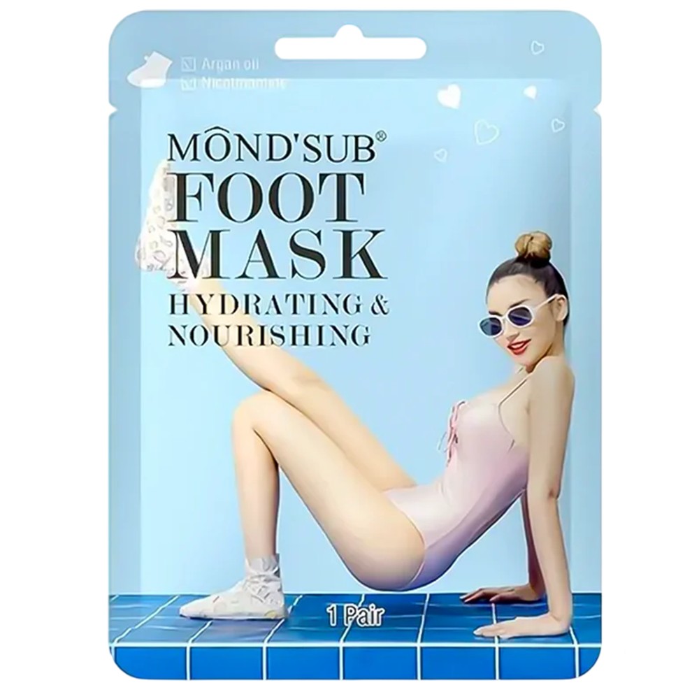 Mond'Sub Sosete-masca pentru picioare Mond'Sub Hydrating & Nourishing Foot Mask 1 per