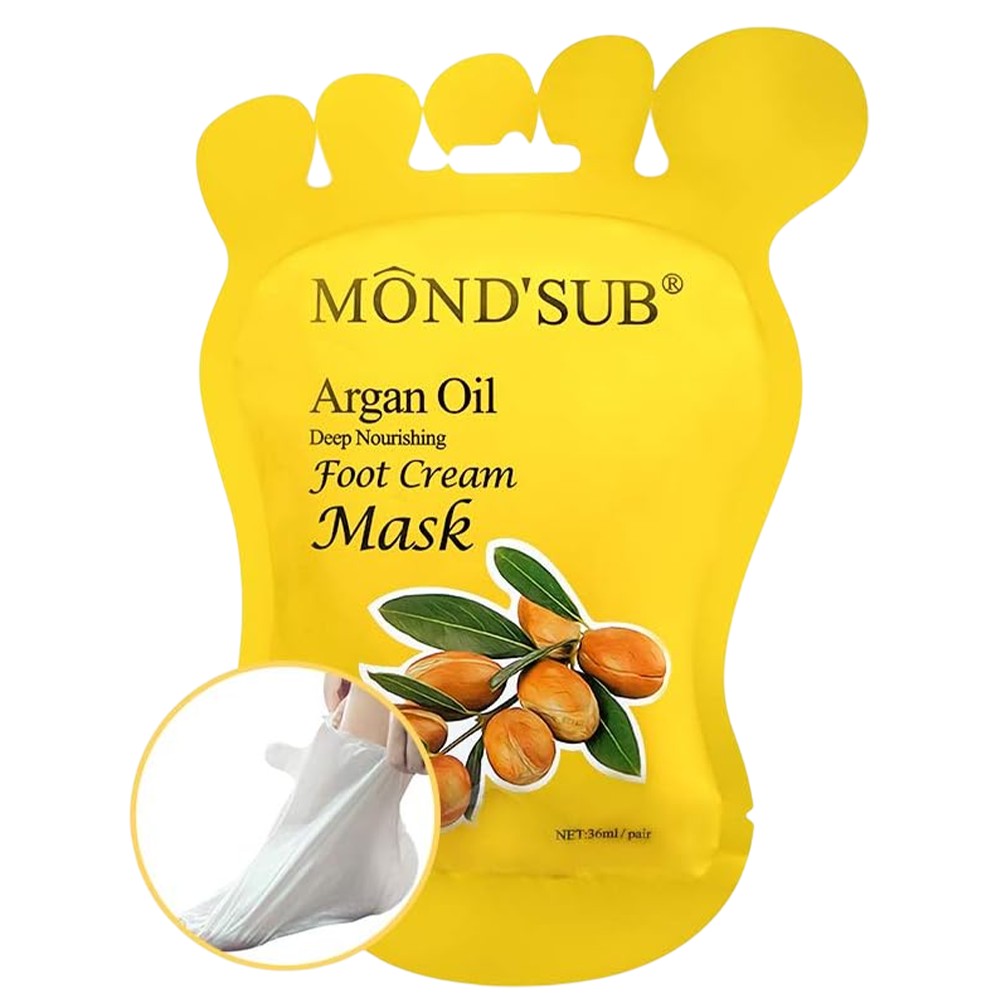 Mond'Sub Masca pentru picioare cu ulei de argan Argan Oil Deep Nourishing Foot Cream Mask 1 per