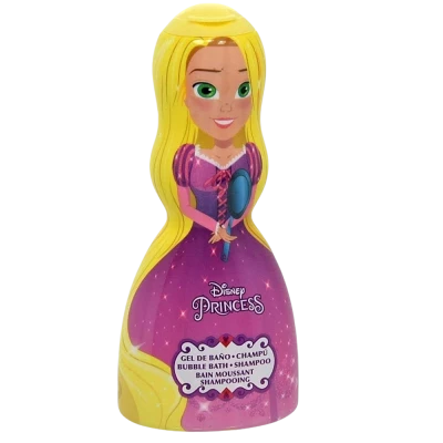 LORENAY Princess Spuma de baie si sampon 2 in 1 Rapunzel Bubble Bath & Shampoo Figure 250 ml