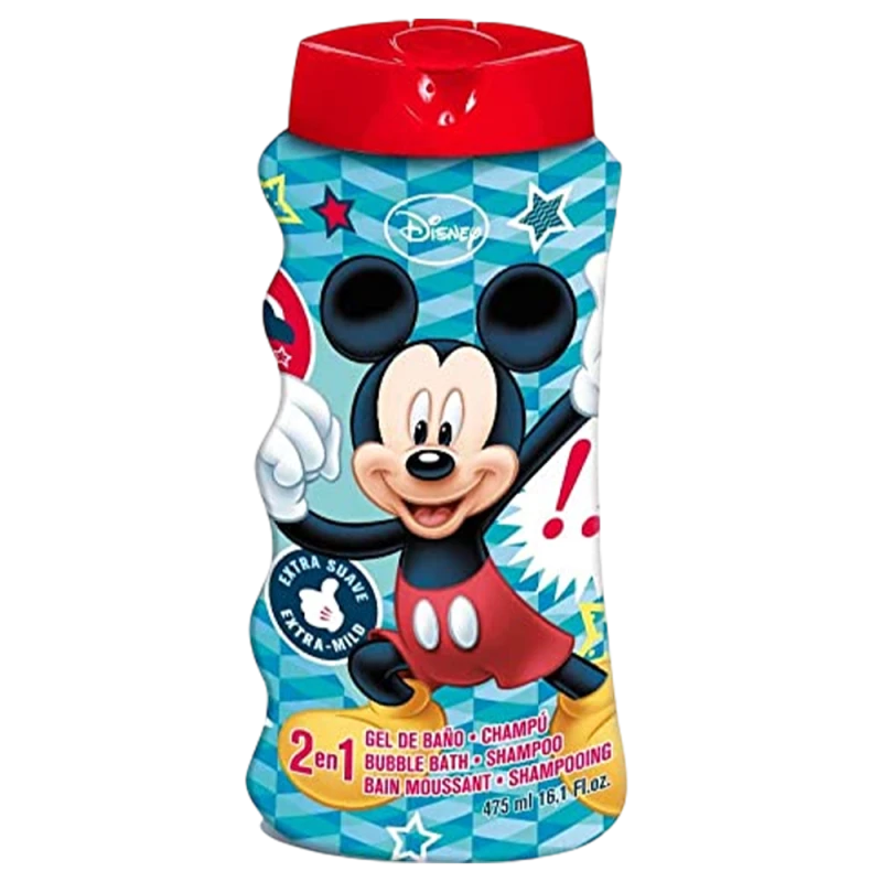 LORENAY Mickey Mouse Spuma de baie si sampon Bubble Bath & Shampoo 475 ml