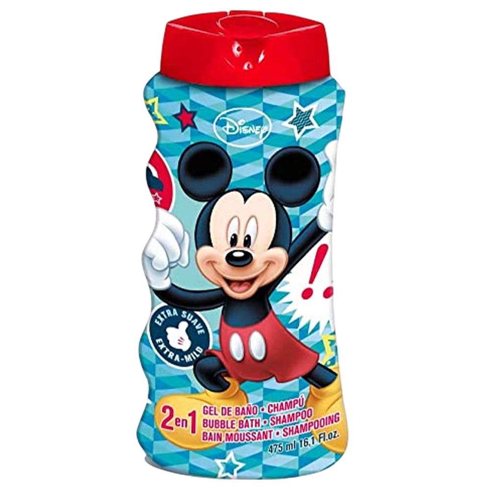 LORENAY Mickey Mouse Spuma de baie si sampon Bubble Bath & Shampoo 475 ml