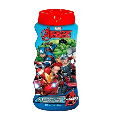 LORENAY Avengers Пена для ванны и шампунь Bubble Bath & Shampoo 475 мл