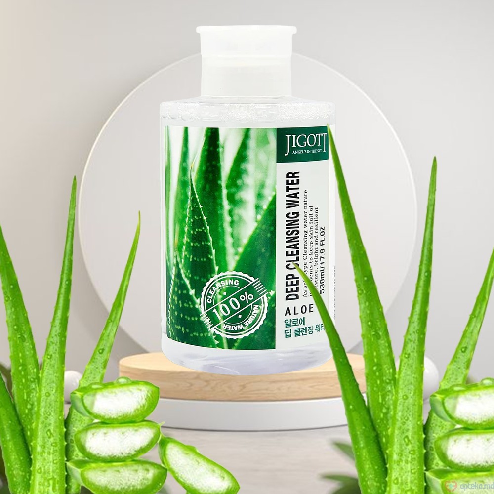 Jigott Apa micelara pentru fata cu extract de aloe 530 ml