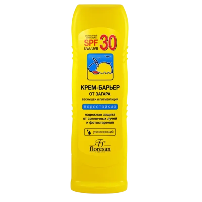 F9-114 Крем-барьер от загара, веснушек  и пигментации SPF 30 125мл