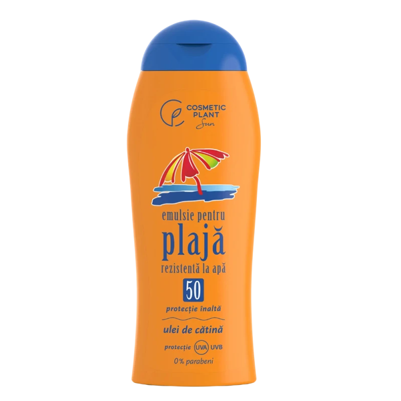 Cosmetic Plant Emulsie plaja SPF 50 rezistenta la apa 200ml