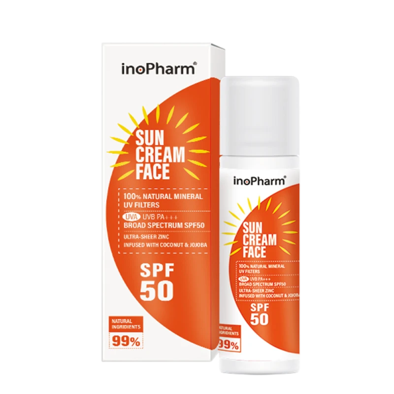 InoPharm Crema pentru copii cu protectie solara SPF50, 100g InoPharm Crema p/u copii cu protectie solara SPF50, 100g