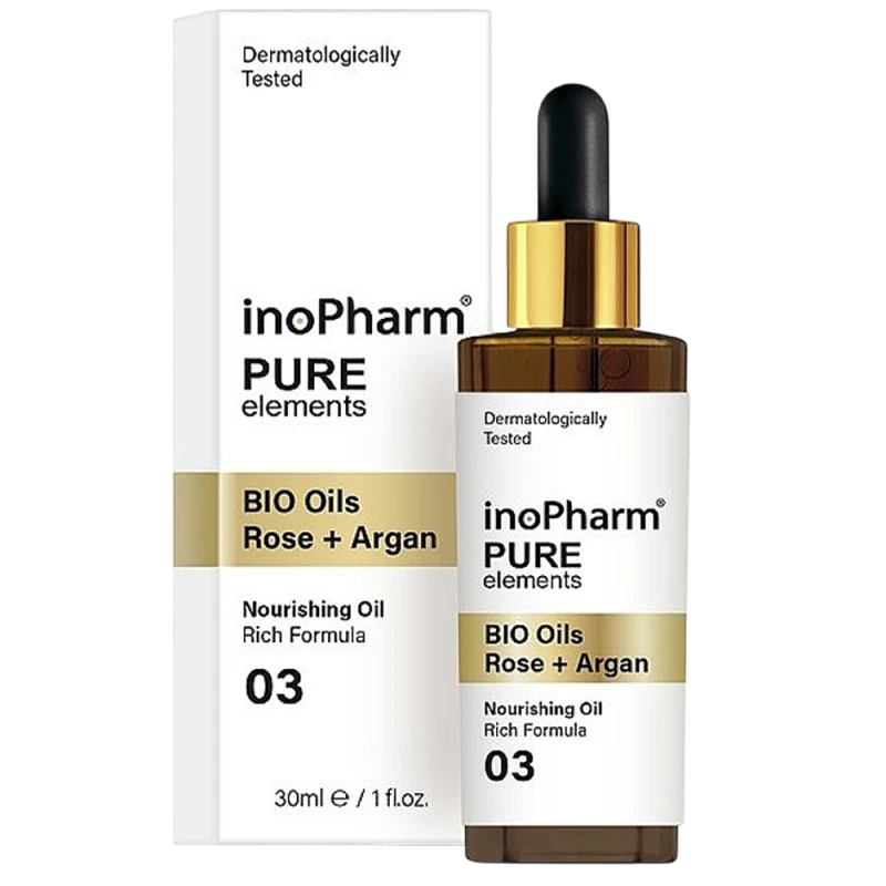 InoPharm Сыворотка для лица БИО маслами примулы и шиповника, 30мл