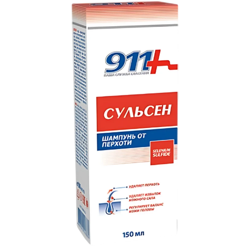 911 Sulsena Forte Против перхоти паста 2% 150 ml 911 Sulsena Forte Против перхоти паста 2% 150 ml