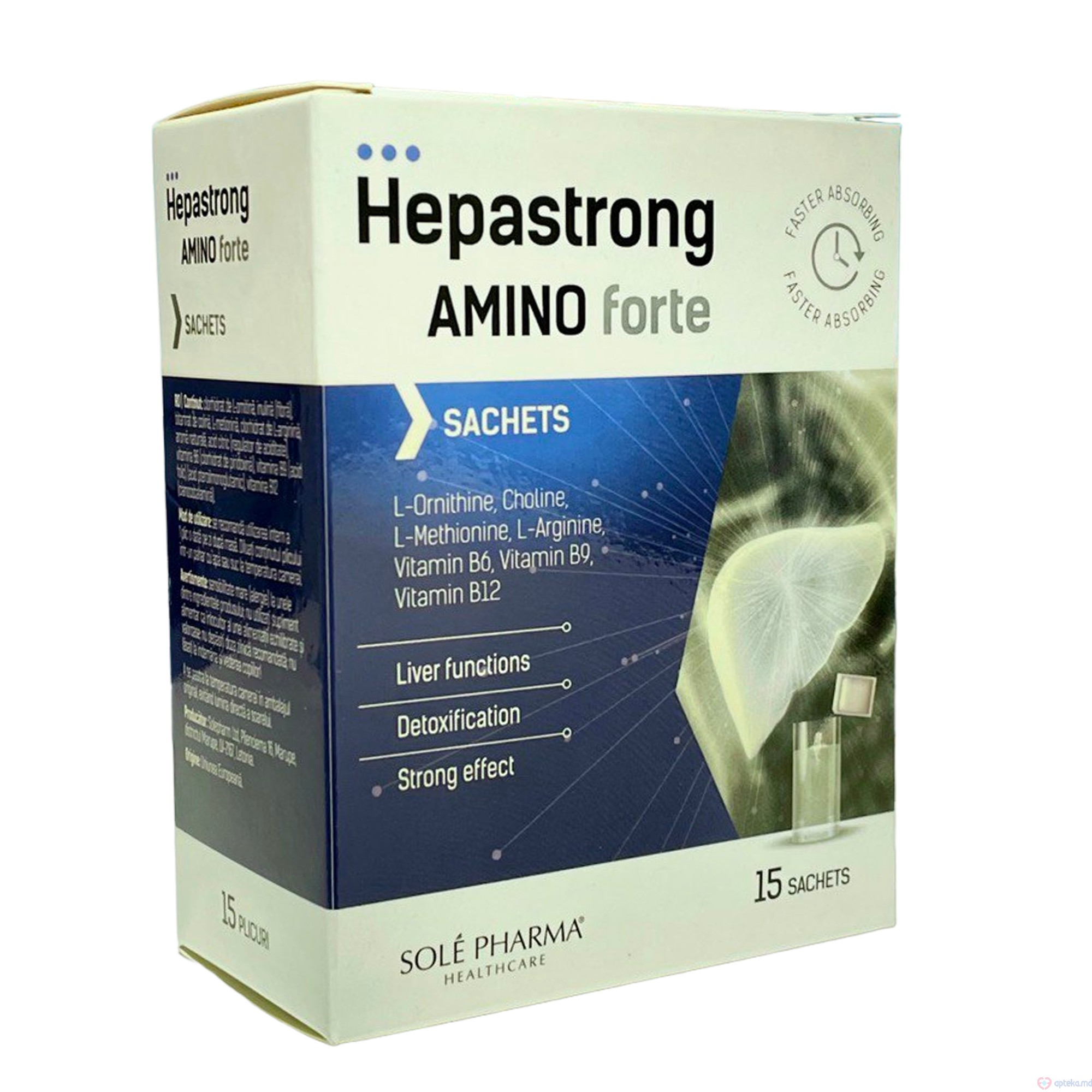 Hepastrong Amino Forte plicuri p/u sol. orala N15