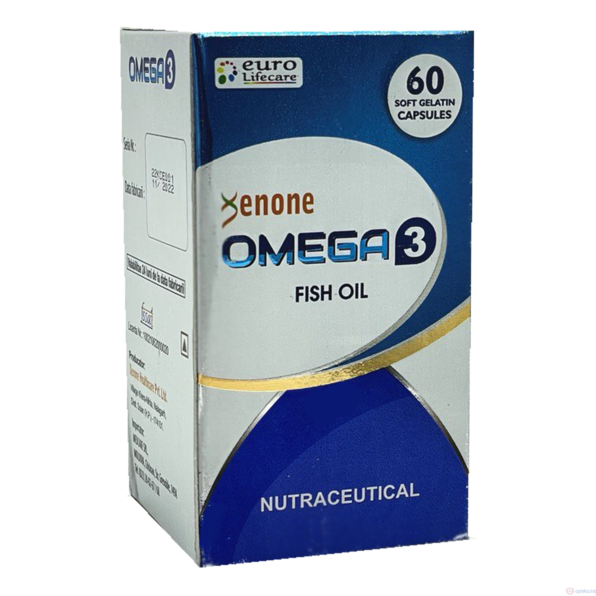 Omega 3 Fish Oil comp. N60