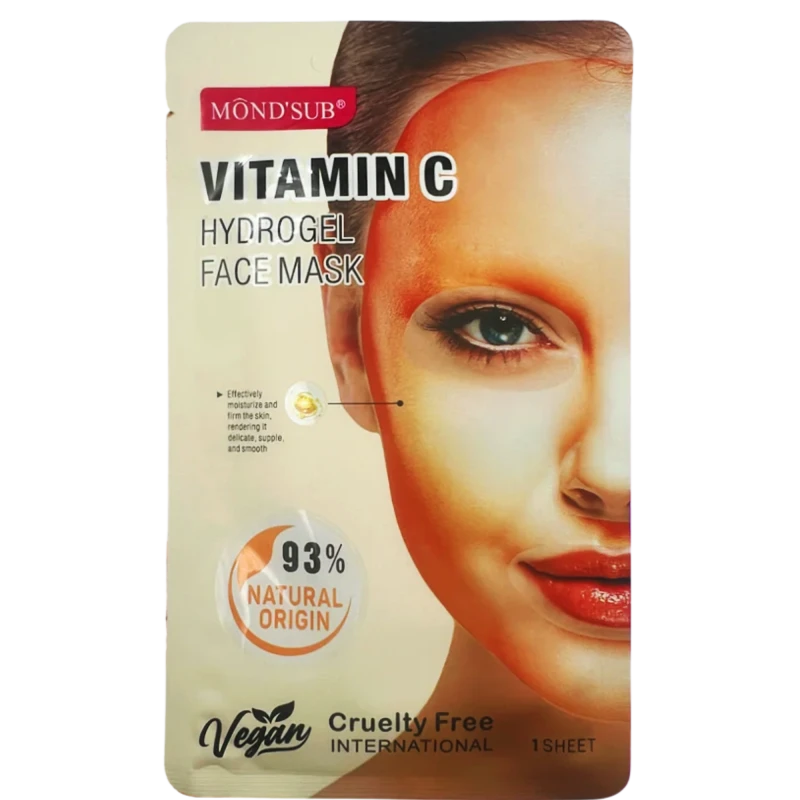 Mond'Sub Маска для лица с вит C Vitamin C Hydrogel Face Mask 28 г