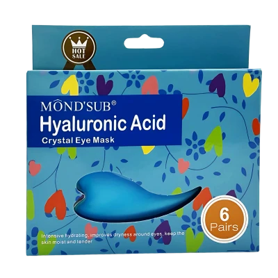 Mond'Sub Патчи для глаз с гиалуроновой кислотой Hyaluronic Acid Crystal Eye Mask 6 пар