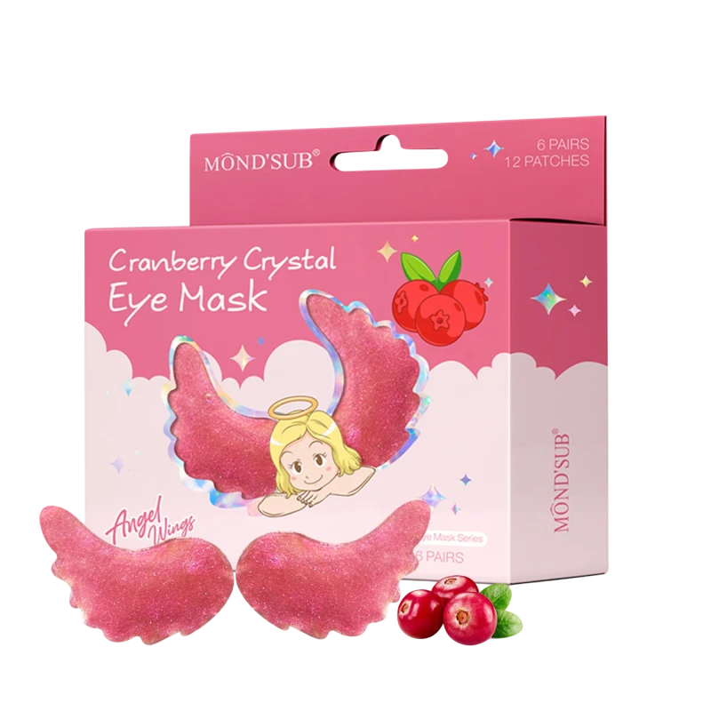 Mond'Sub Патчи для глаз c экстрактом клюквы Cranberry Crystal Eye Mask 6 пар