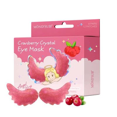 Mond'Sub Патчи для глаз c экстрактом клюквы Cranberry Crystal Eye Mask 6 пар