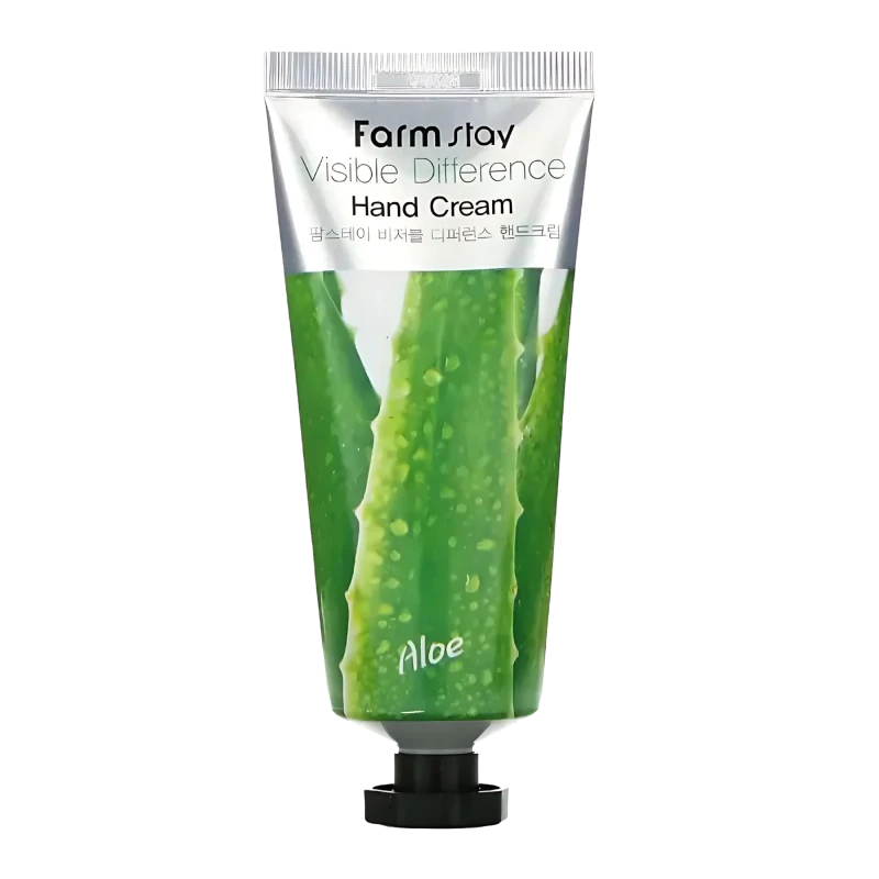 FARMSTAY Крем для рук VISIBLE DIFFERENCE HAND CREAM ALOE 100g