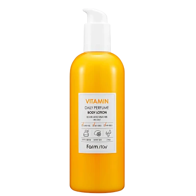 FARMSTAY Lotiune pentru corp parfumata cu vitamine VITAMIN DAILY PERFUME BODY LOTION 330ml