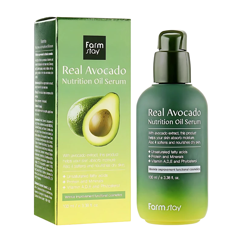 FARMSTAY Ser cu ulei de avocado REAL AVOCADO NUTRITION OIL SERUM 100ml