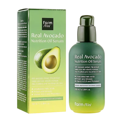 FARMSTAY Ser cu ulei de avocado REAL AVOCADO NUTRITION OIL SERUM 100ml