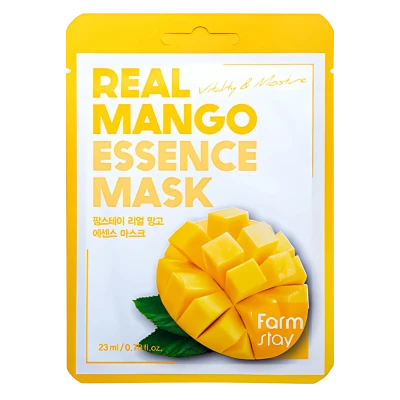 FARMSTAY Masca pentru fata cu extract de mango REAL MANGO ESSENCE MASK 23ml