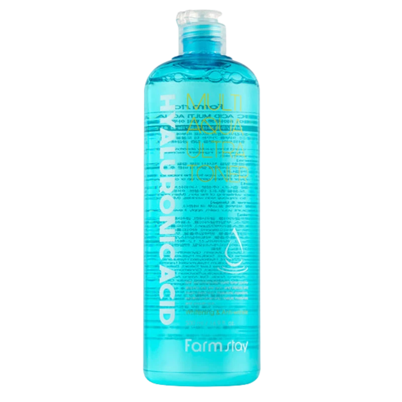 FARMSTAY Тонер с гиалуроновой кислотой HYALURONIC ACID MULTI AQUA ULTRA TONER 500ml