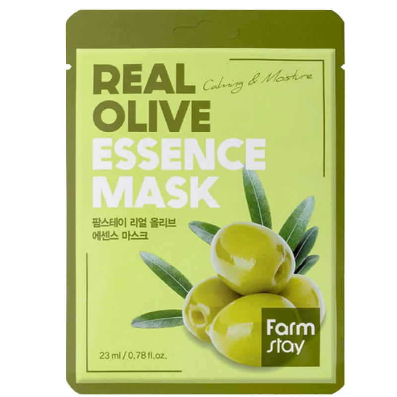 FARMSTAY Masca pentru fata cu extract de masline REAL OLIVE ESSENCE MASK 23ml