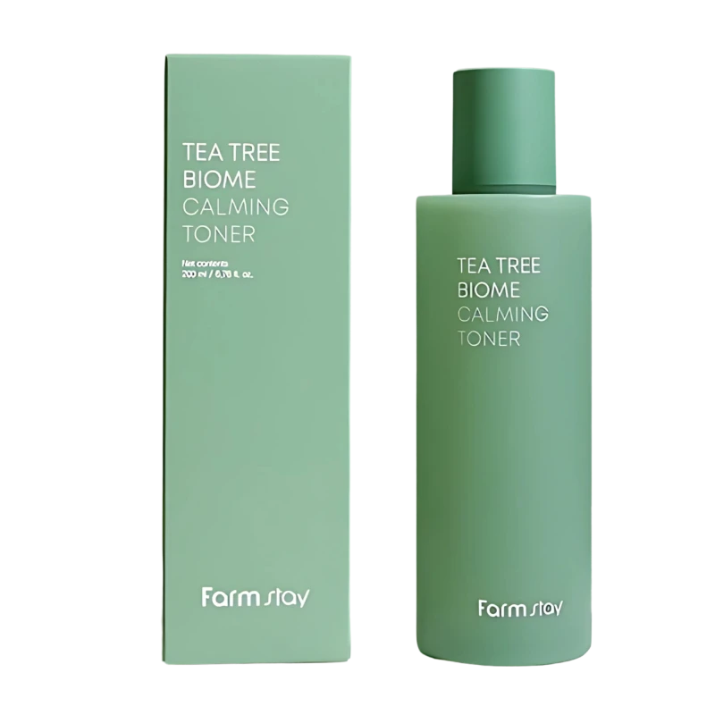 FARMSTAY Tonic cu extract de arbore de ceai TEA TREE BIOME CALMING TONER 200ml