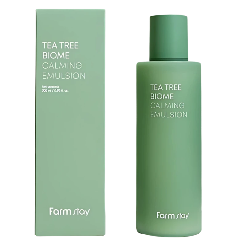 FARMSTAY Emulsie cu extract de arbore de ceai TEA TREE BIOME CALMING EMULSION 200ml