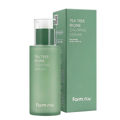 FARMSTAY Cыворотка с экстрактом чайного дерева  TEA TREE BIOME CALMING SERUM 50ml