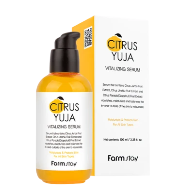 FARMSTAY Ser cu extract de yuzu CITRUS YUJA VITALIZING SERUM 100ml