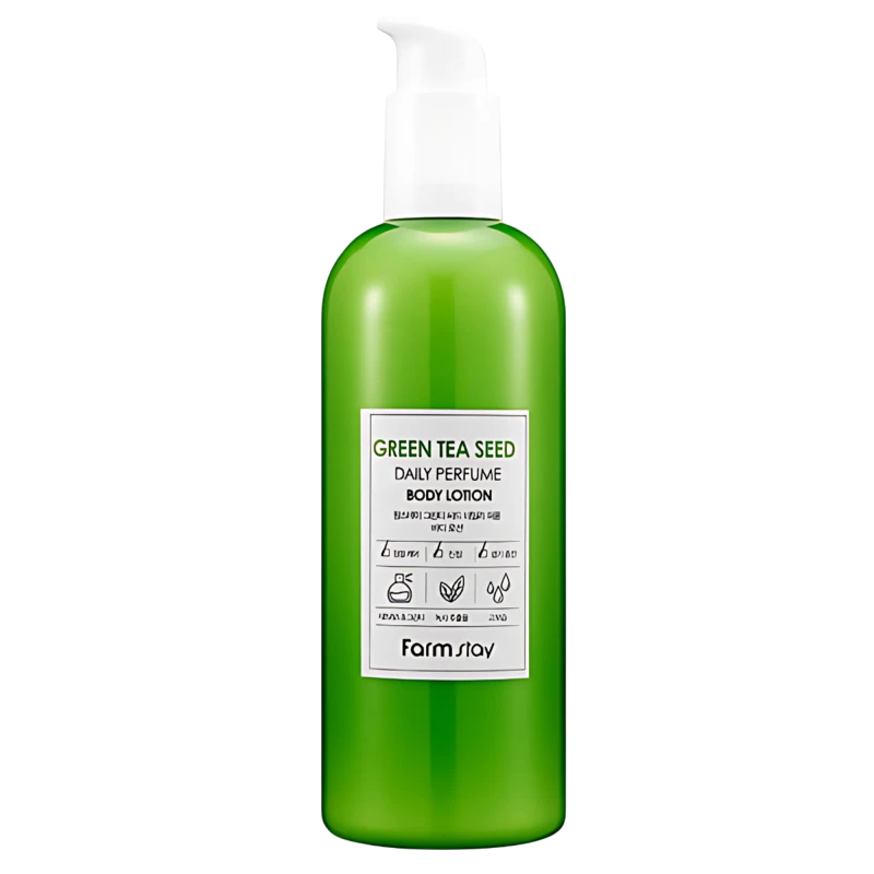 FARMSTAY Лосьон для тела с зеленым чаем GREEN TAE SEED DAILY PERFUME BODY LOTION 330ml