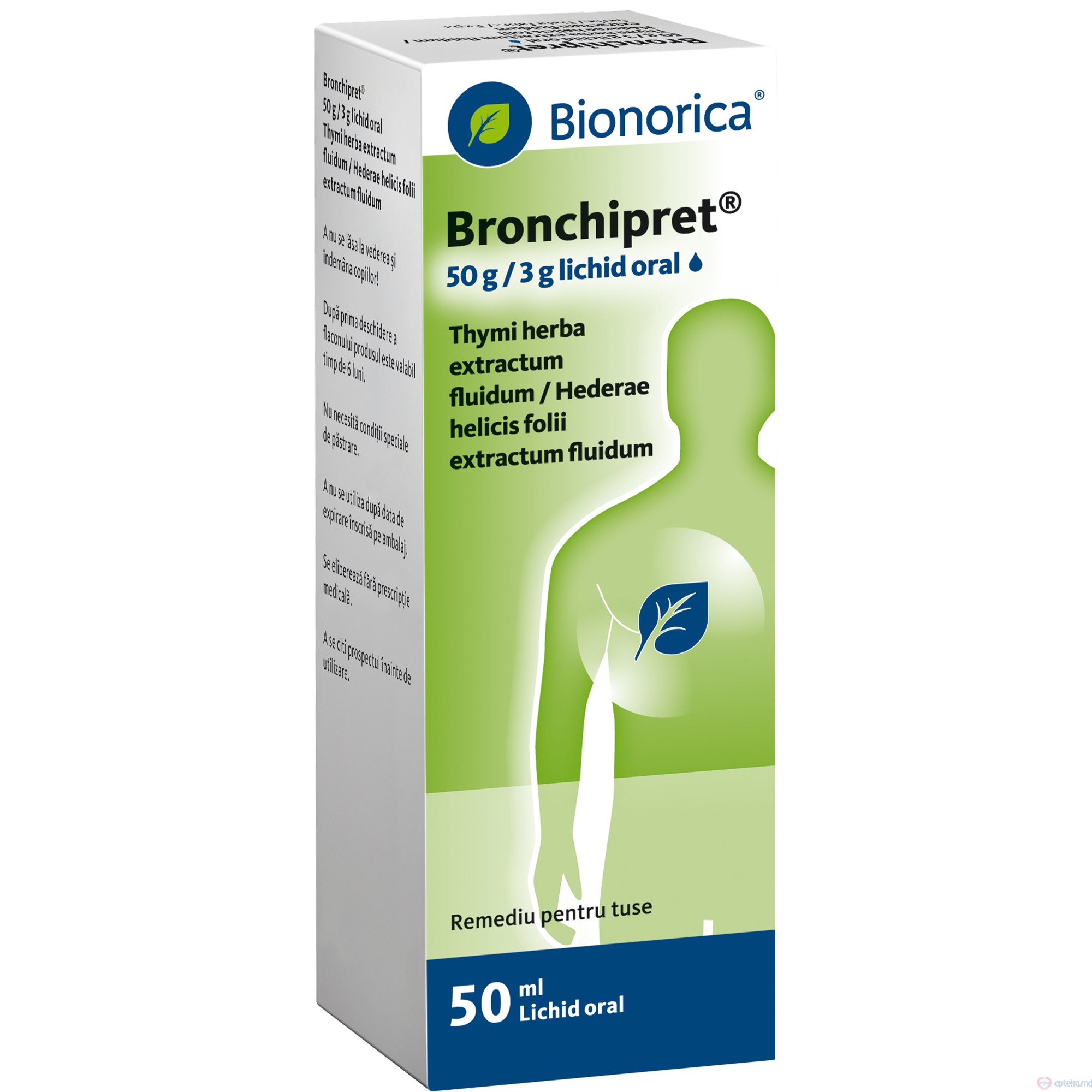 Bronchipret lichid oral, sol.  50 g/3 g 50 ml N1