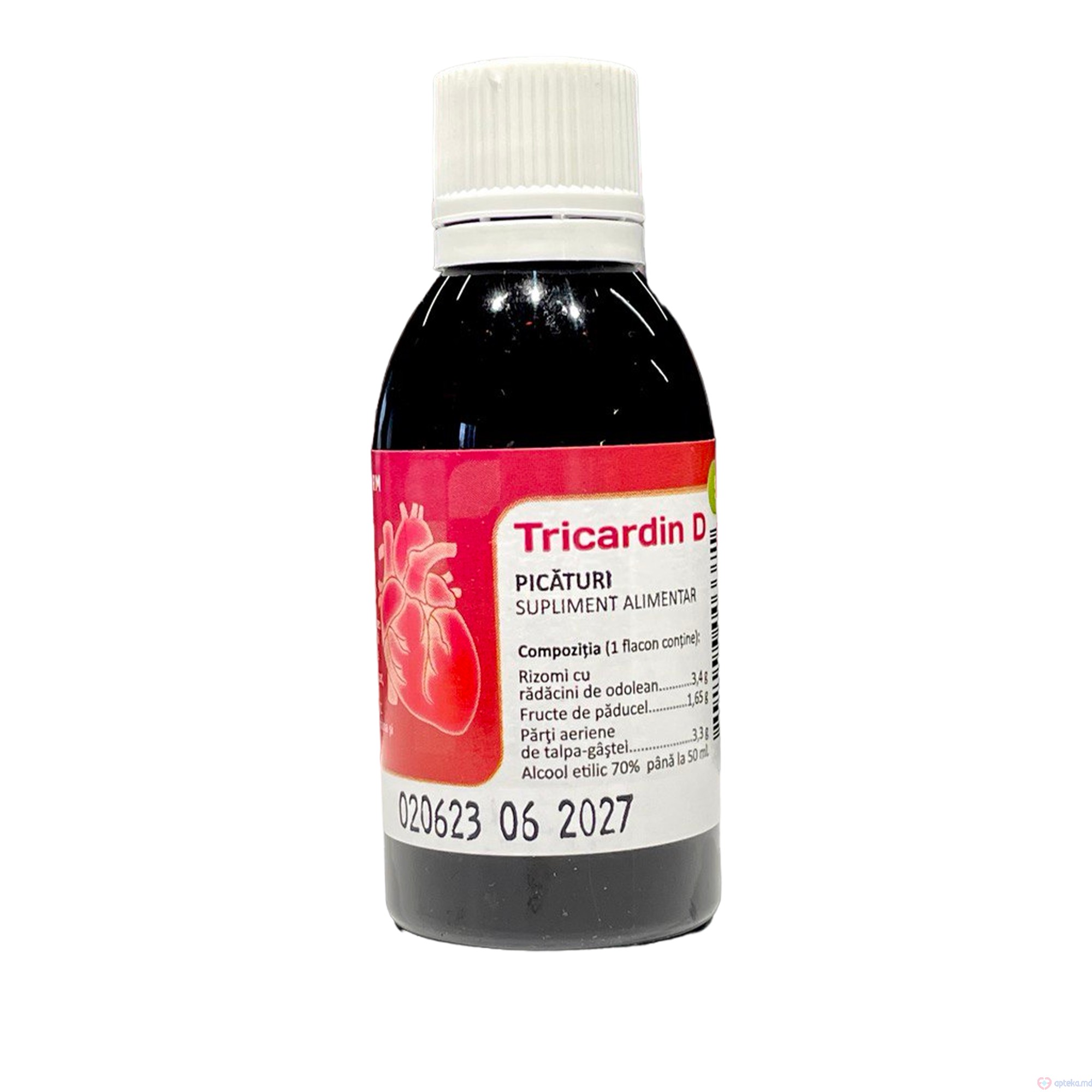 Tricardin D pic. orale, sol. 50ml