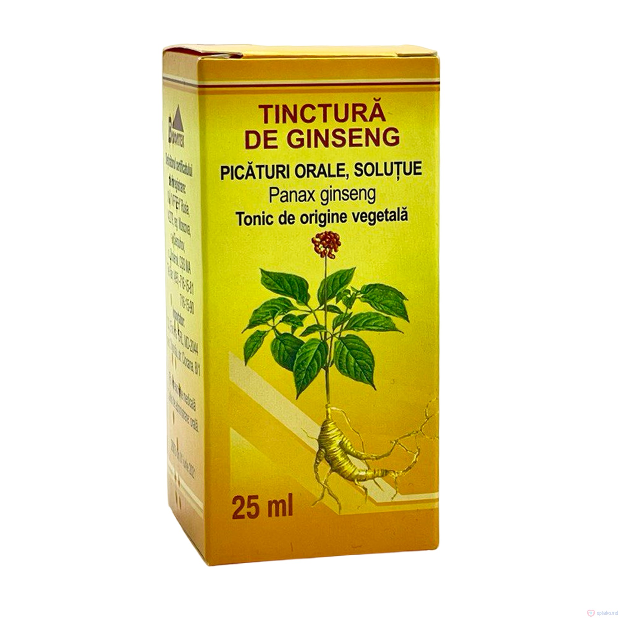 Tinctura de ginseng pic. orale, sol.  25 ml N1