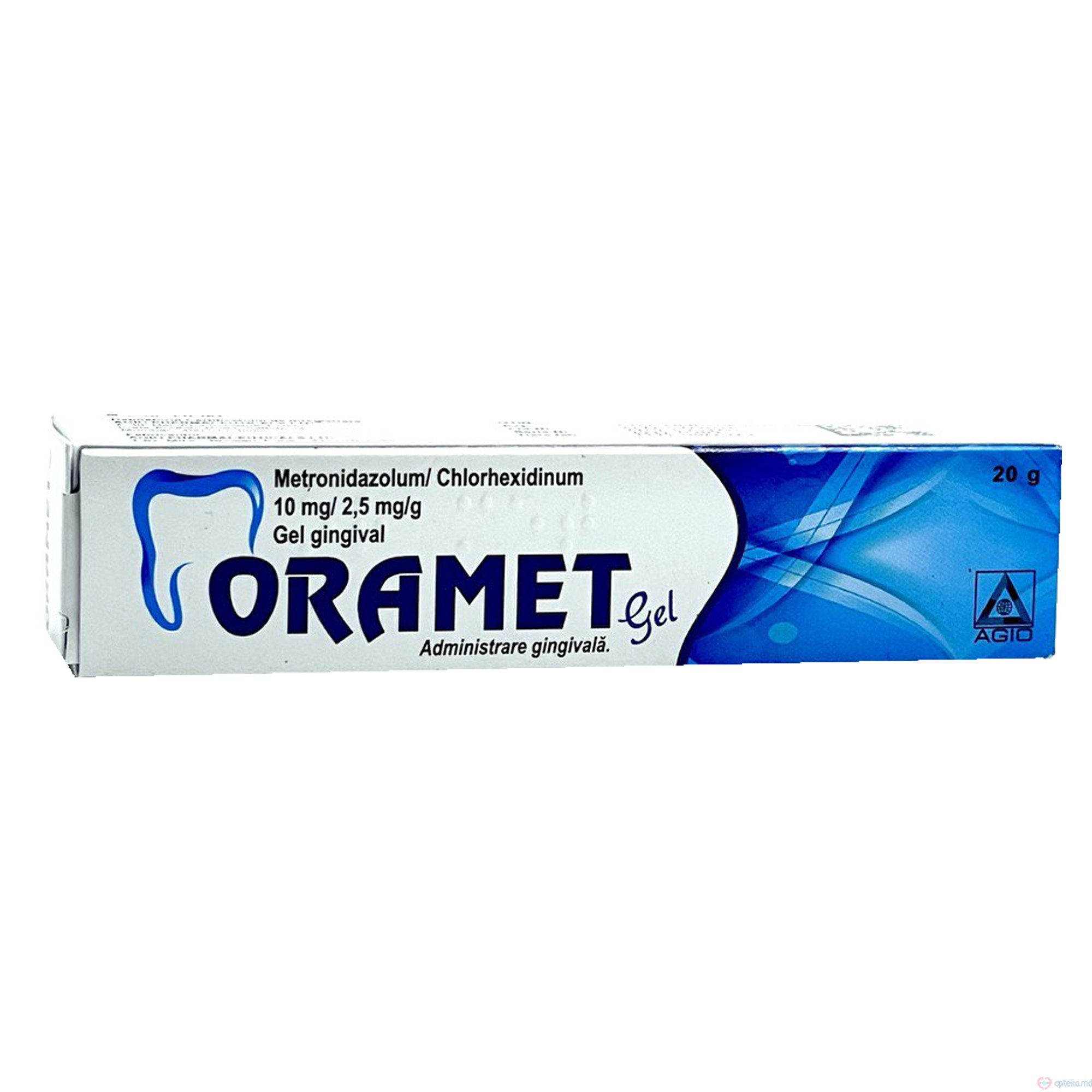 Oramet gel gingival 10 mg + 2,5 mg/g 20 g N1