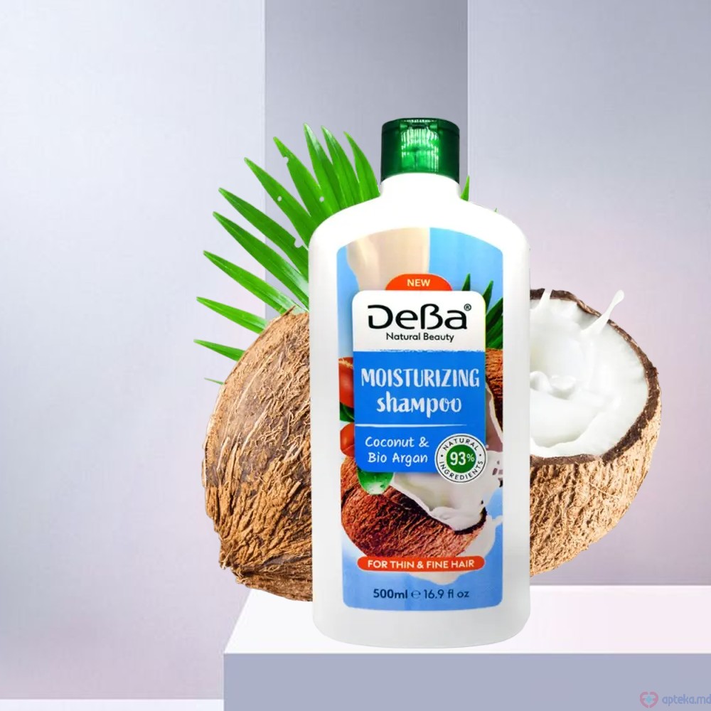 DeBa Sampon p/u par cu Cocos si Argan, 500ml