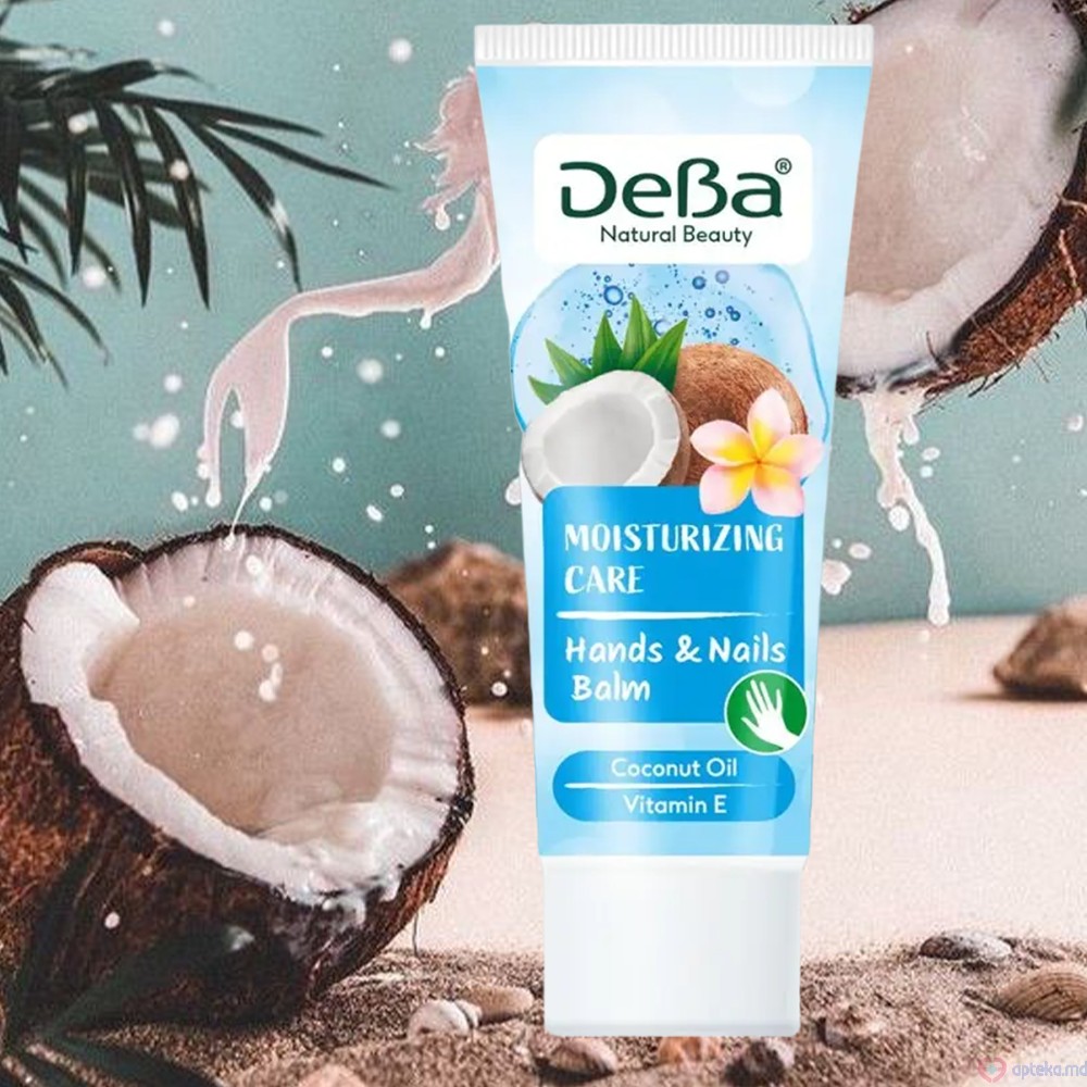 DeBa Crema p/u maini cu ulei de cocos, 75ml