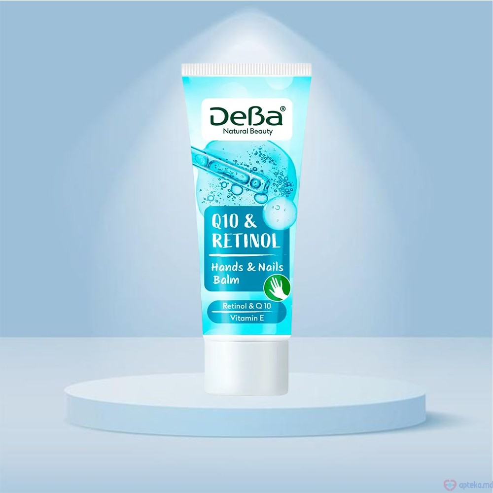 DeBa Crema p/u maini cu retinol & Q10, 75ml