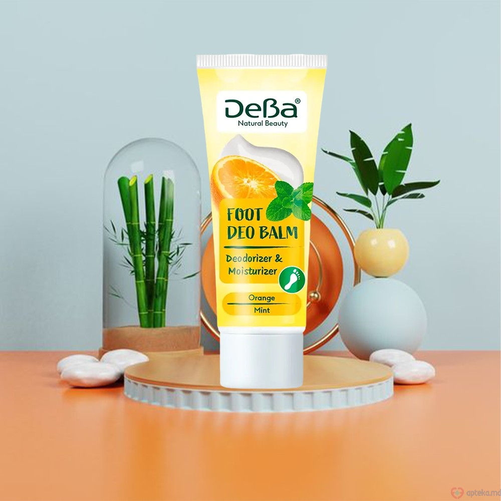 DeBa Crema p/u picioare cu menta si orange, 75ml