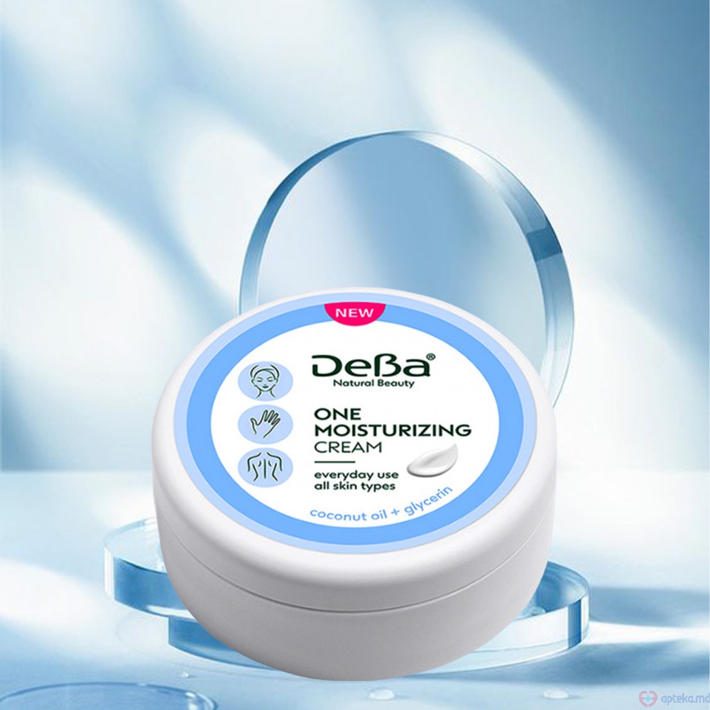 DeBa Crema universala pentru fata si corp cu ulei de cocos, 200 ml