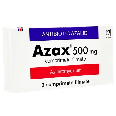 Азакс, таб п/о 500мг, N3 Азакс, таб п/о 500мг, N3
