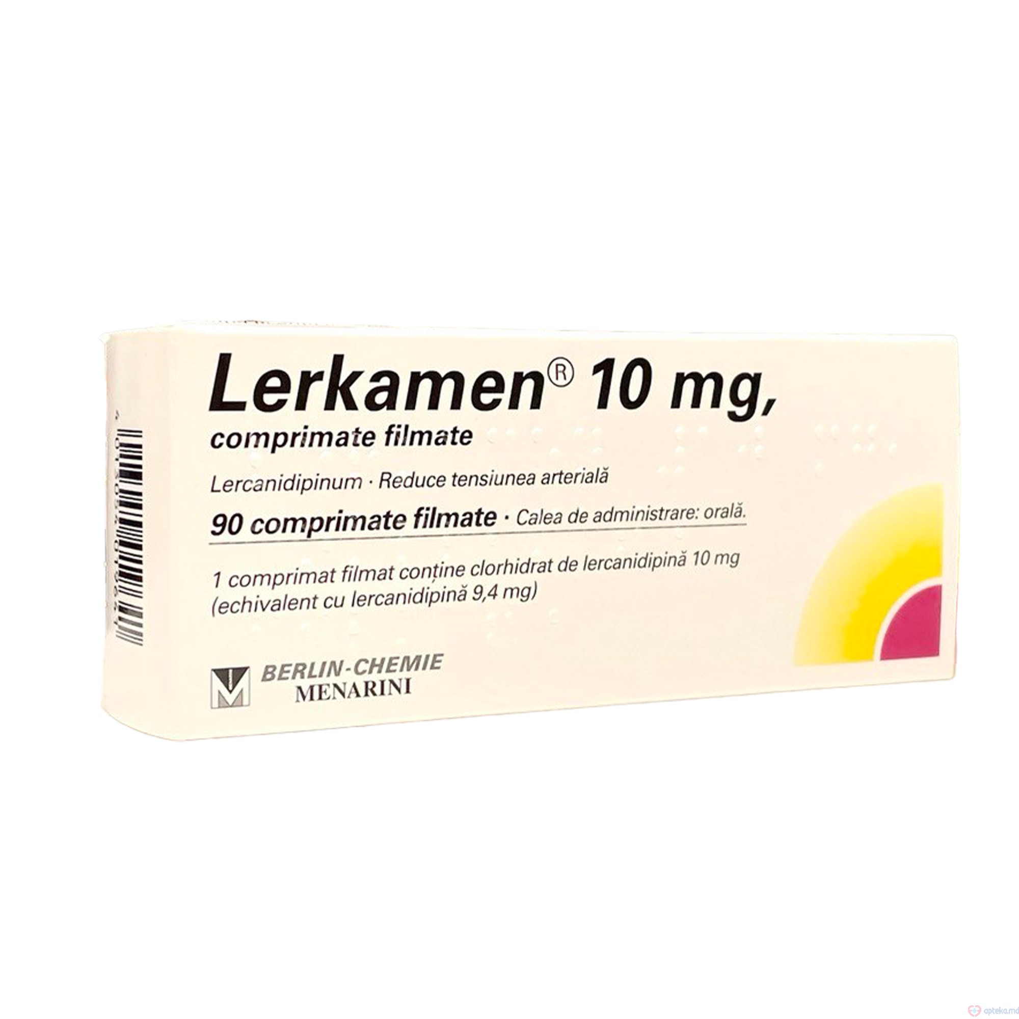 Lerkamen 10 comp. film. 10 mg N15x6