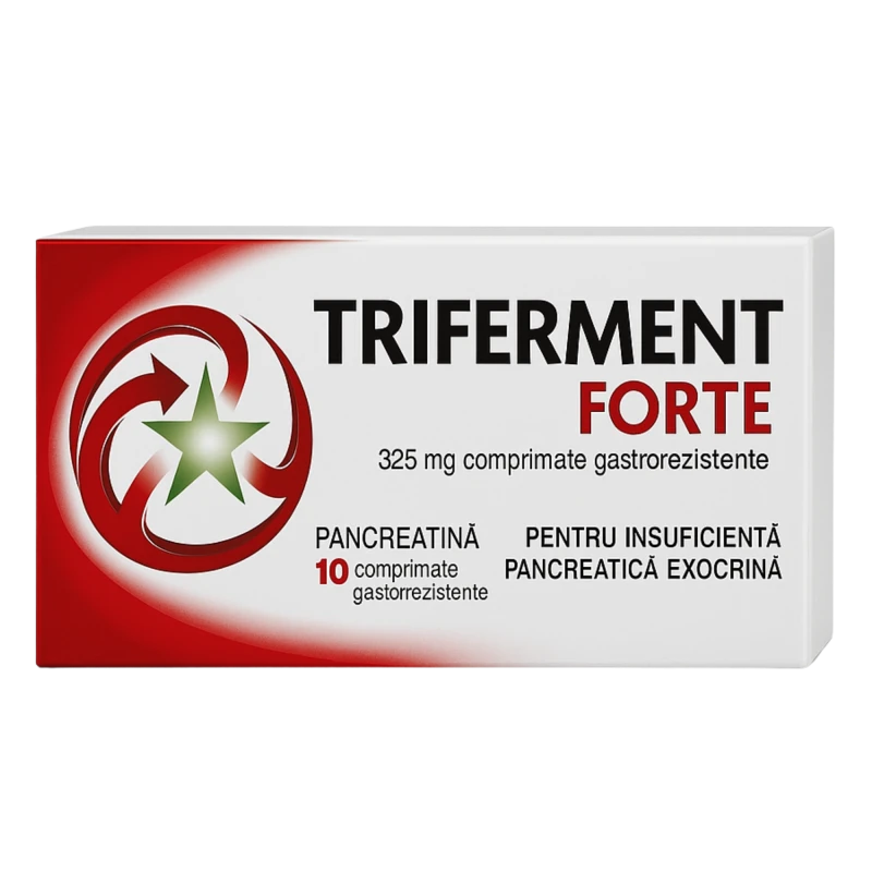 Трифермент Форте табл. п/обол. гастрорез 325 мг N10 Трифермент Форте табл. п/обол. гастрорез 325 мг N10