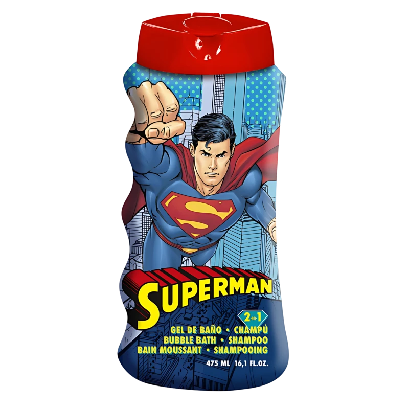 LORENAY Superman Spuma de baie si sampon Bubble Bath & Shampoo 475 мл LORENAY Superman Spuma de baie si sampon Bubble Bath & Shampoo 475 мл