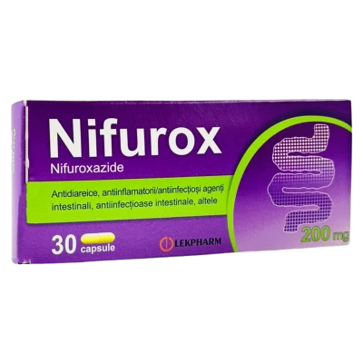 Nifurox capsule 200 mg N10x3 Nifurox capsule 200 mg N10x3