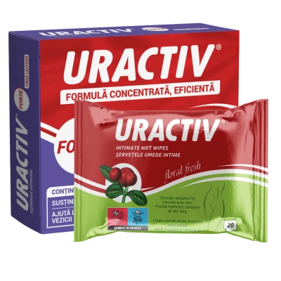 Uractiv Forte fara lactoza caps. N10 + Serv intime Cadou Uractiv Forte fara lactoza caps. N10 + Serv intime Cadou
