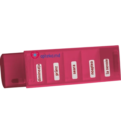 Organizator de medicamente zilnic (roz) N1