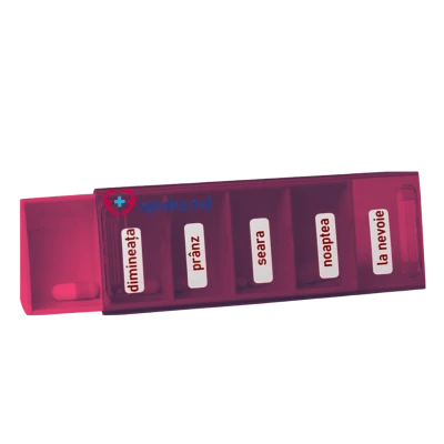 Organizator de medicamente zilnic (violet) N1